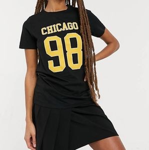 New Look x ASOS Chicago Slogan Graphic Tee